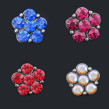 XH6603     12mm   flower  Metal  Snap button jewelry 2024 - buy cheap