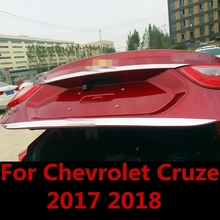 For Chevrolet Cruze 2017 2018 Rear Trunk Tailgate Trim Door Molding Boot Garnish Bezel Cover Exterior decoration Auto Accessorie 2024 - buy cheap