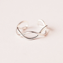 Женские кольца DreamySky, серебристые полые кольца с крестом, регулируемые Свадебные кольца на палец 2024 - купить недорого