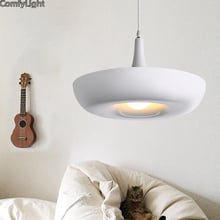 Luminária pendente de jardim, lâmpada de led e27 para decoração de jardim, restaurante, café, teto de criança, seguidor de planta, cor branca 2024 - compre barato