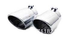 2PCS Sport Exhaust Muffler Tip Pipe Cover For Audi Q7 First Generation Pre-facelift Model 2024 - buy cheap