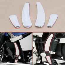 Chrome Swingarm Frame Insert Set For Harley Softail FLS FLSTN FXSTC 2008-2017 2009 2010 2011 2012 2013 2014 2015 2016 2024 - buy cheap