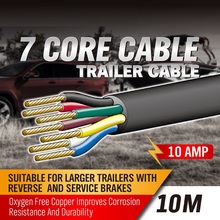 SEDY 10M 7 Core Trailer wiring Cable plug core tool cable 2.5mm Train Wire Caravan Plug Socket Wiring NARVA wire type tool cable 2024 - buy cheap