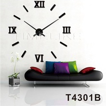 Home Wall Decoration Mirror Wall Sticker Clock DIY 3D Wall Clock Large Clock Hands Quartz Mechanism 2024 - buy cheap