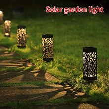 Lâmpada solar para áreas externas, 2019 luzes de energia solar, calha ecológica enterrada, para jardim, deck, envio direto
