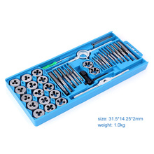 40Pcs Tap Die Set M3-M12 Screw Thread Metric Taps wrench Dies DIY kit Wrench Screw Threading Hand Tools Alloy Metal Hand Tools 2024 - buy cheap