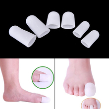 Tubo de Gel de silicona para el cuidado de los pies, protectores de dedos y dedos, alivio del dolor, plantillas, alta calidad, 1 par 2024 - compra barato