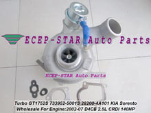 GT1752S 733952-5001S 733952-0001 28200-4A101 28201-4A101 733952 282004A101 Turbo для KIA SORENTO 2002-07 D4CB 2.5L CRDI 140HP 2024 - купить недорого