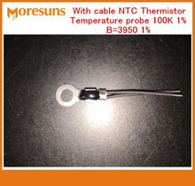 Fast Free Ship 100pcs/lot With cable NTC Thermistor Temperature probe 100K  1% B=3950 1% 2024 - buy cheap