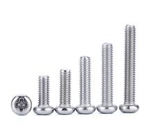 M3 Pitch 0.5 Length 4/5/6//8/10/12/16/20/25/30/35/40/50mm Phillips Pan Head 304 Stainless Steel Cross Recessed Machine Screws 2024 - buy cheap