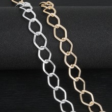 Высокое качество 3 м античное серебряное позолоченное ювелирное изделие металлическая звеньевая цепь алюминиевая цепь для самостоятельного изготовления браслета ожерелье в поисках 2024 - купить недорого
