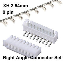 10sets Micro Mini  2.54mm XH 9-Pin Right-Angle Socket Female Connector Plug ( Male, Female, Crimps) *10SET 2024 - buy cheap