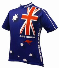 Ropa de Ciclismo transpirable de Australia/Jerseys de bicicleta de secado rápido Ropa de Ciclismo/Ropa deportiva de manga corta para hombre 2024 - compra barato