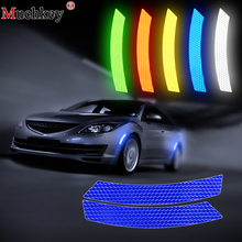 For BMW Universal Car Reflective Warning Strip Truck Night Driving Safety Secure Wheel Eyebrow Decor Luminous Sticker 2024 - buy cheap