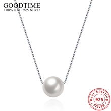Fashion Solid 925 Sterling Silver Jewelry Women Necklace Jewelry Collare Chokers Necklaces For Women Pendants & Necklaces GTN101 2024 - buy cheap
