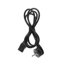 1.5m C13 IEC 320 European Kettle 2 Pin AC Round EU Plug Power Cable Cord 2024 - buy cheap