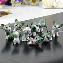 mini cartoon animal 30mm cute cat DIY resin small ornaments  Moss microlandscape Decoration FREE SHIPPING 2024 - buy cheap