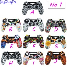 Decals Camo Protective Silicone skin case Gel cover Soft rubber sleeve for Playstation 4 PS4 Controller PS4 Pro Slim 2024 - buy cheap