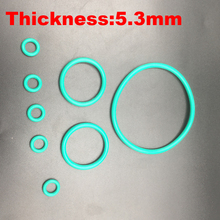 3pcs 40x5.3 40*5.3 41.2x5.3 41.2*5.3 ID*Thickness Green Fluoro FKM Fluorine Rubber O-Ring Washer Grommet Oil Seal O Ring Gasket 2024 - buy cheap