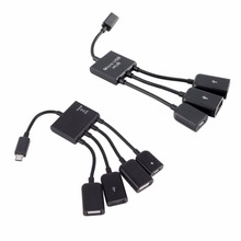 OTG 3/4 Port Micro USB Power Charging Hub Cable Spliter Connector Adapter For Smartphone Computer Tablet PC Data Wire 2024 - buy cheap