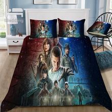 Hot Stranger-Things 3D Bedding Set Printed Duvet Cover Set Twin Full Queen King Size Dropshipping 2024 - buy cheap