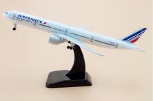 16cm plane model Boeing 777 Air France Airways aircraft  B777 Metal simulation airplane model for kid toys Christmas gift 2024 - buy cheap