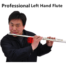 Professional Left Hand Flute 16 Holes C Tone Silver Plated Cupronickel Material with E Key Flauta Musical Instrument with Case 2024 - buy cheap