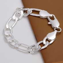 H163 joyería de plata de moda 925, pulsera plateada, pulsera de 12mm, NIVLOCBT JHAKEMYZ 2024 - compra barato