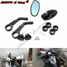 Espejo retrovisor de aluminio CNC para motocicleta, manillar lateral para KAWASAKI Z650 Z900 2017 18 19 20 2021 2024 - compra barato