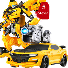Экшн-фигурки из аниме «крутой трансформер», 5 фильмов, игрушки из АБС-пластика, робот-автомобиль, модель танка, самолета, игрушки для мальчиков старшего возраста, 20 см 2024 - купить недорого