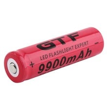 Литий-ионная аккумуляторная батарея GTF 3,7 в 18650 9800 мАч светодиодный фонарь онариков 2024 - купить недорого
