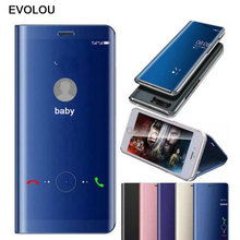 View Mirror Smart Flip Case For Huawei Nova 3i Leather Phone Case Cover for Huawei Nova 3E 2i 3 Nova 2 Lite Phone Bag Funda Capa 2024 - buy cheap