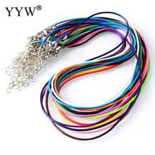 10strands/lot Waxed Nylon Cord Necklace Lobster Clasps 1.5mm Cotton Waxed Cord Thread Necklaces for Women Men Fashion Jewelry 2024 - buy cheap