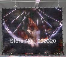 P18 2M*6M 11*32=352 LEDS PC Mode  DMX512 LED Vision Curtain,LED Video Curtain For Stage  Concert,DJ Booth 2024 - buy cheap