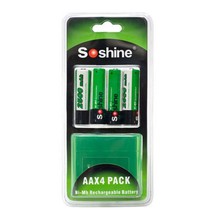 4PCS/Pack Soshine 2500mAh AA 1.2V Ni-Mh Rechargeable Battery AA NIMH Battery + Battery box 2024 - buy cheap