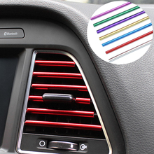 Car Interior Moulding Strips Air Vent Decoration Line For Ford Focus 2 1 Fiesta Mondeo 4 Transit Fusion Ranger Mustang KA S-max 2024 - buy cheap