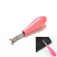 Mini Comb Hair Brush Salon Home Essential Durable Cleaner Embeded Tool Random Color 2024 - buy cheap