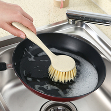 Escova de pote para lavar louça, escova de lavagem de louça para uso doméstico, escova de limpeza de fogão, 1 peça 2024 - compre barato