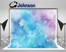 Aquarela azul colorido foto pano de fundo alta qualidade impressão do computador parede fundos 2024 - compre barato