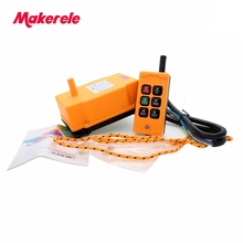 MKHS-6 PA66 422.4-438MHz wireless transmitter push button switch crane industrial remote control from makerele China 2024 - buy cheap