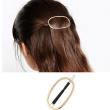 Jisensp New Style Hairpins Geometric Hair Pin Jewelry Round Hair Clip for Women Barrettes Head Accessories Bijoux De Headwear 2024 - buy cheap