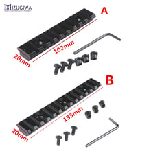 Cola de milano Picatinny táctica de 4/5 pulgadas, Riel de 20mm, adaptador de montaje, Base de montura, accesorios de caza 2024 - compra barato