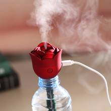 Rose Flower USB Mini Humidifier Air Purifier Aroma Diffuser Atomizer Office Home 2024 - buy cheap