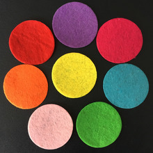 200pcs 40mm mix color Padded Felt round shape craft/ DIY Appliques Clothing decoration Scrapbook A15D*2 2024 - buy cheap