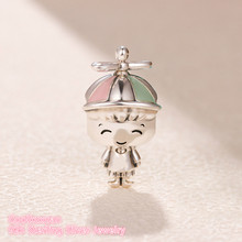 2019 Mother's Day 100% 925 Sterling Silver Propeller Hat Boy Charm beads Fits Original Brand bracelets Jewelry Making 2024 - buy cheap