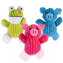 1pc Plush Dog Toys Squeaky Red Blue Pig Green Frog Puppy Chew Toy Interactive Cat Toys Pet Dog Sound Toys For Small Medium Dogs 2024 - buy cheap