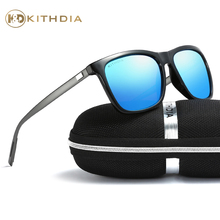 KITHDIA Brand Unisex Retro Aluminum Sunglasses Polarized Lens Fashion Square Eyewear Sun Glasses For Men and Women #KD387 2024 - buy cheap