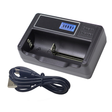 Doscing USB LCD Inteligente Carregador de Bateria Inteligente para 26650 18650 18500 18350 17670 16340 14500 10440 17500 18490 bateria de lítio 3.7V 2024 - compre barato