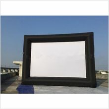 Pantalla de película inflable gigante de 9x7m, pantalla inflable para exteriores con soplador de alta calidad 2024 - compra barato