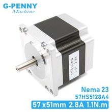 NEMA23 stepper motor 57X51mm 2.8A 1.1N.m stepping motor 157Oz-in Nema 23 CNC for router engraving milling machine 3D printer 2024 - buy cheap